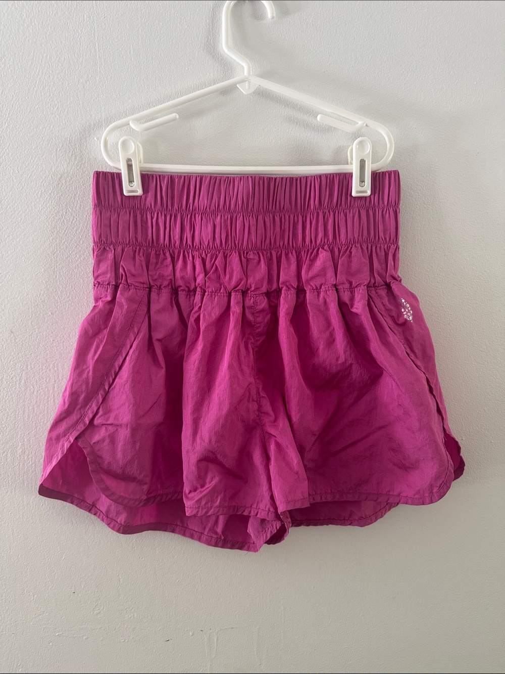 FP Movement by Free People "The Way Home" Hot Pink Shorts Sz M